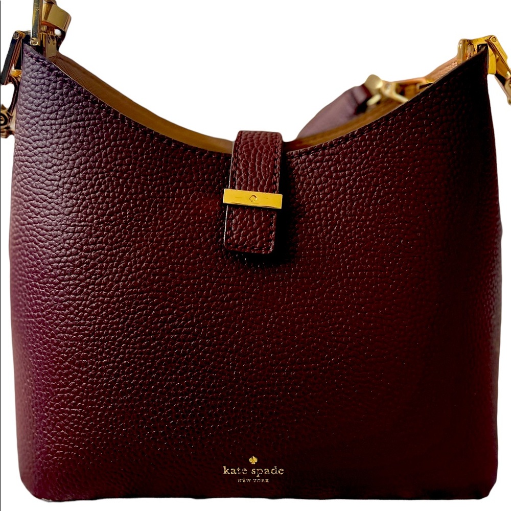 Kate Spade like NEW two tone plum and blush pink